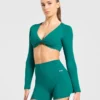 Engage Long Sleeve Crop Top