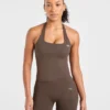 Enhance Seamless Halterneck Top