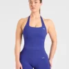 Enhance Seamless Halterneck Top