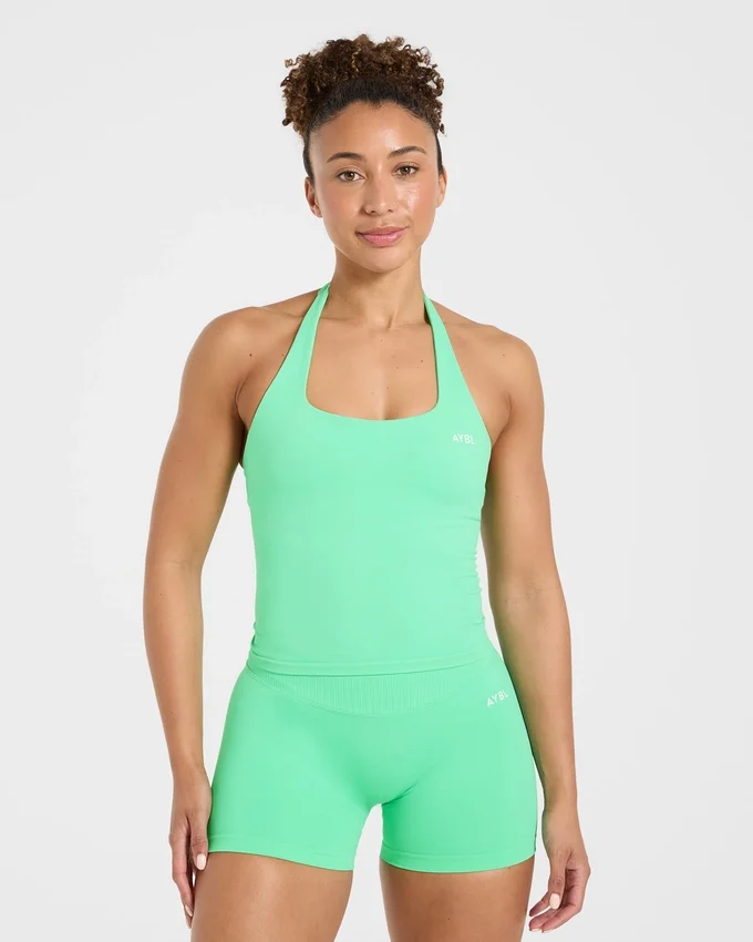 Enhance Seamless Halterneck Top