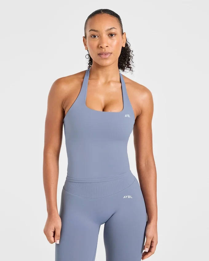 Enhance Seamless Halterneck Top