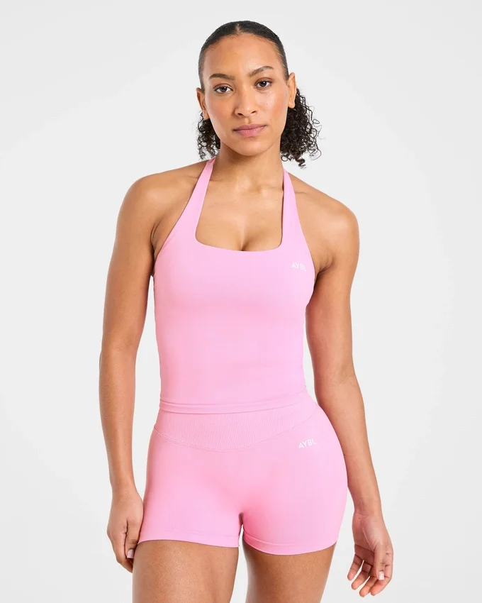 Enhance Seamless Halterneck Top