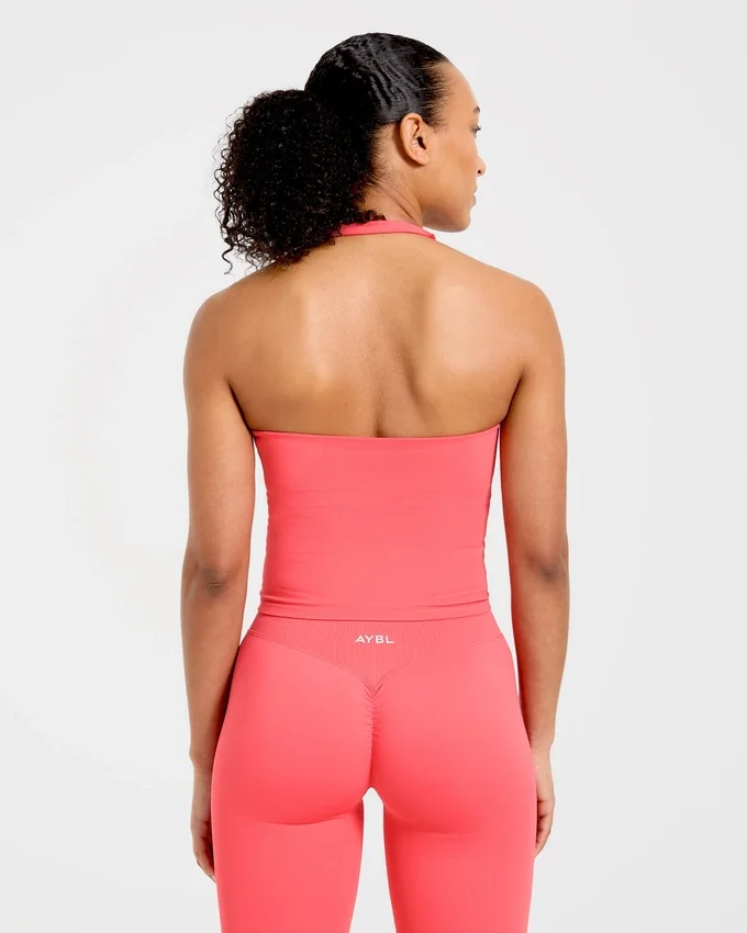 Enhance Seamless Halterneck Top