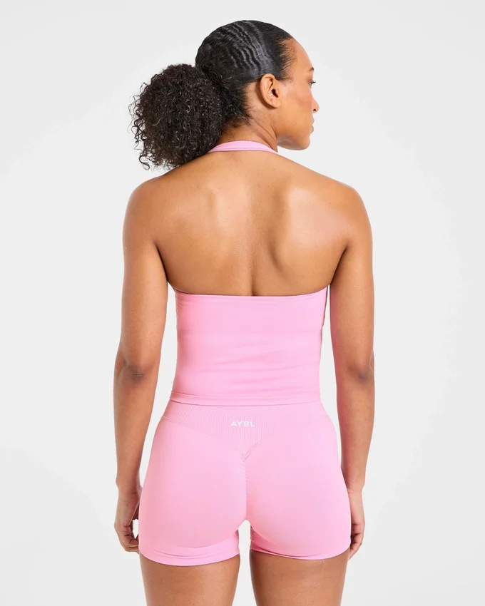 Enhance Seamless Halterneck Top