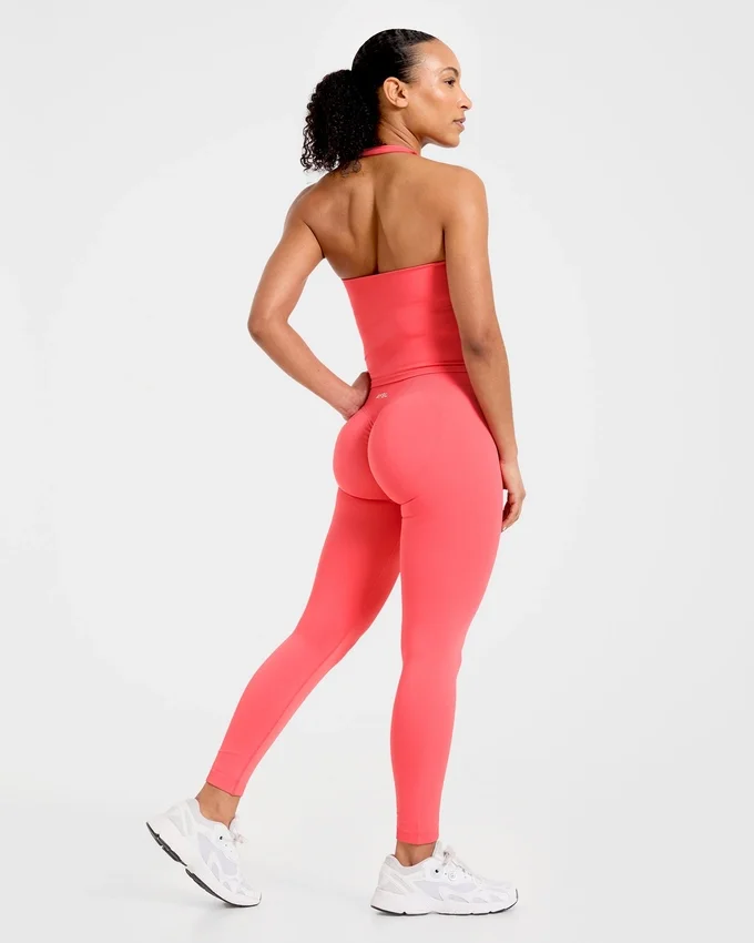 Enhance Seamless Halterneck Top