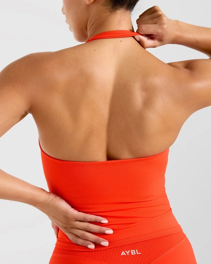 Enhance Seamless Halterneck Top