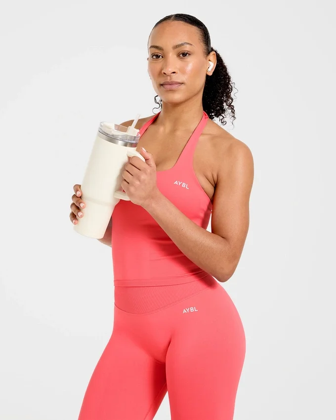 Enhance Seamless Halterneck Top