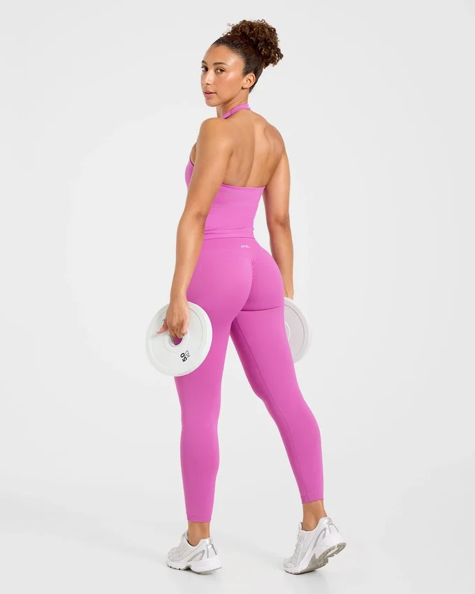 Enhance Seamless Halterneck Top