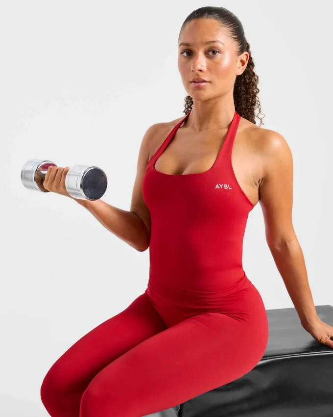 Enhance Seamless Halterneck Top