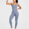 Enhance Seamless Halterneck Top