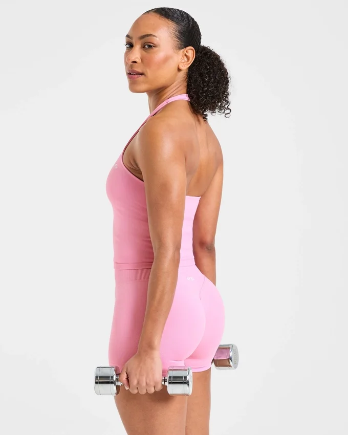 Enhance Seamless Halterneck Top