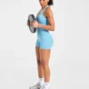 Enhance Seamless Halterneck Top