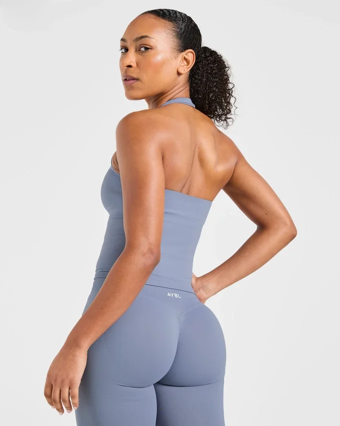 Enhance Seamless Halterneck Top