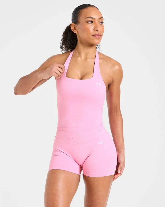 Enhance Seamless Halterneck Top