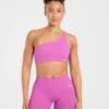 Enhance Seamless One Shoulder Sports Bra