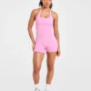 Enhance Seamless Halterneck Top