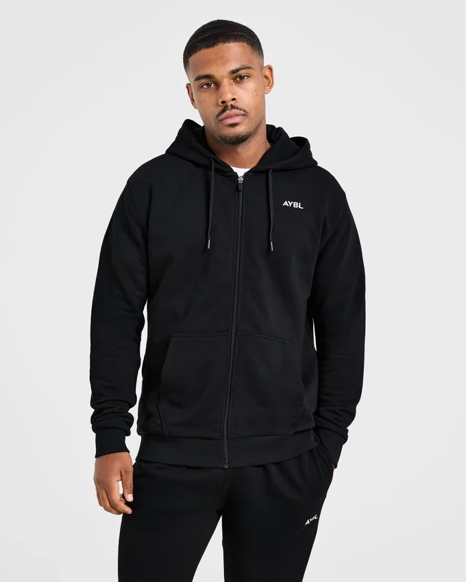 Essential Lightweight Zip Up Hoodie