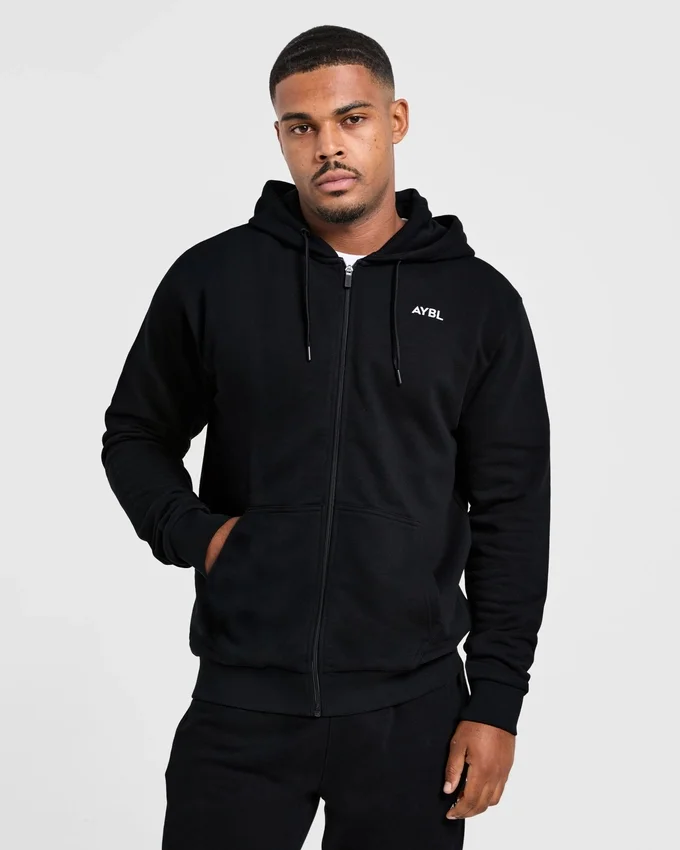 Essential Lightweight Zip Up Hoodie