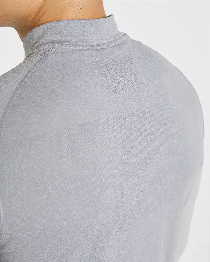 Essential Seamless 1/4 Zip Pullover