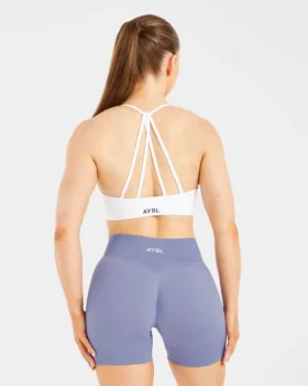 Essential V Neck Strappy Sports Bra