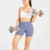 Essential V Neck Strappy Sports Bra