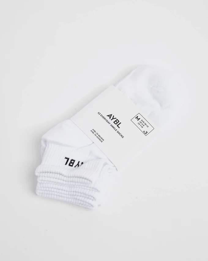 Everyday Ankle Socks (3 Pack)