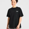 Focused Wavy Oversized T Shirt