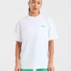 Focused Wavy Oversized T Shirt