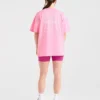 Focused Wavy Oversized T Shirt