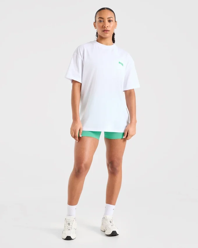 Focused Wavy Oversized T Shirt
