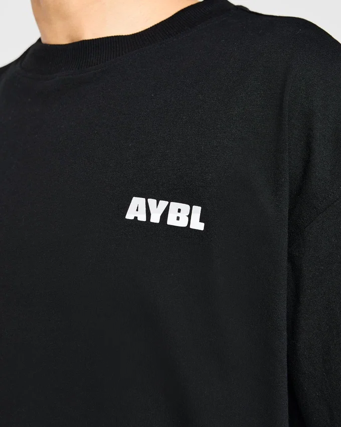 Focused Wavy Oversized T Shirt