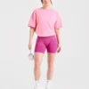 Focused Wavy Oversized T Shirt