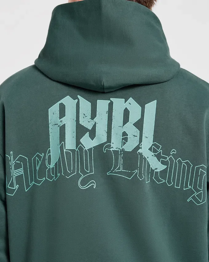 Heavy Lifting Gothic Oversized Hoodie