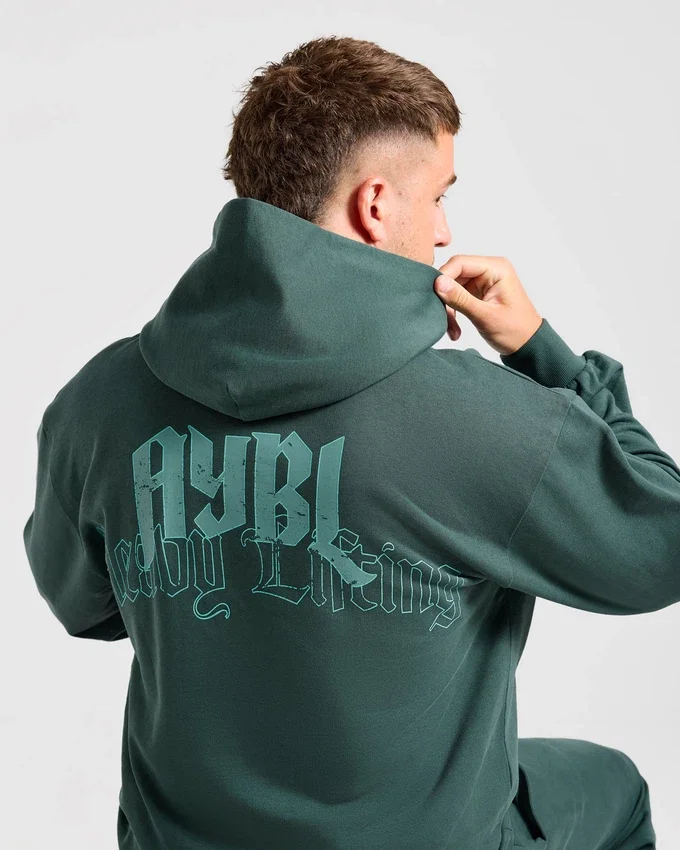 Heavy Lifting Gothic Oversized Hoodie