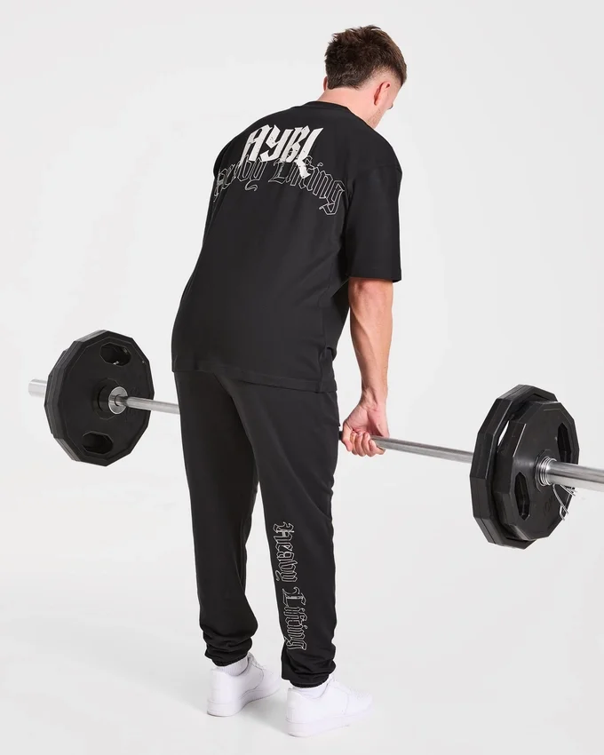 Heavy Lifting Gothic Oversized Joggers
