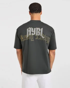 Heavy Lifting Gothic Oversized T Shirt