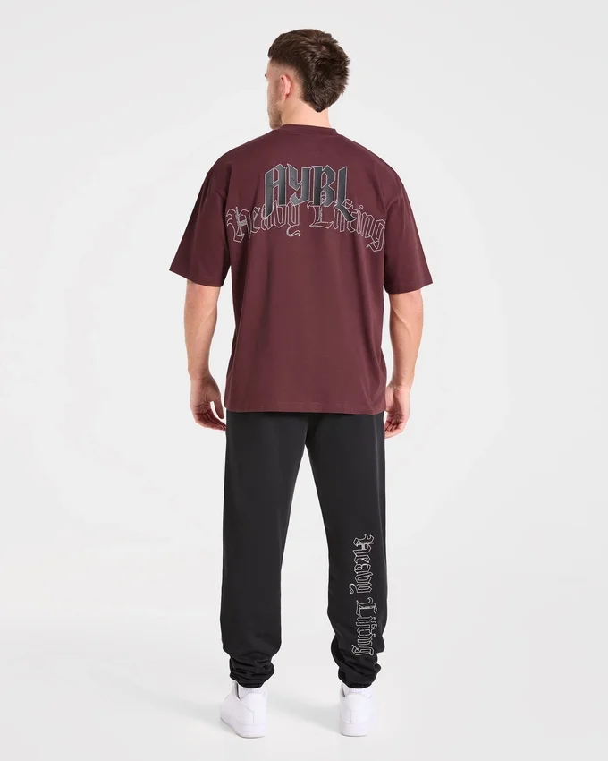 Heavy Lifting Gothic Oversized T Shirt
