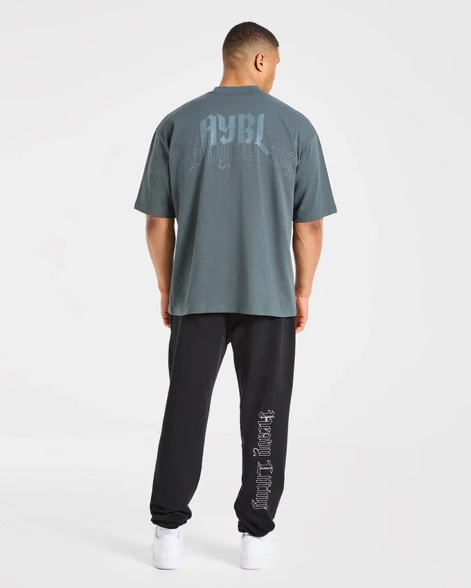 Heavy Lifting Gothic Oversized T Shirt