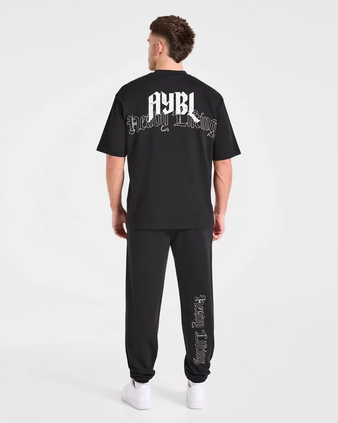 Heavy Lifting Gothic Oversized T Shirt