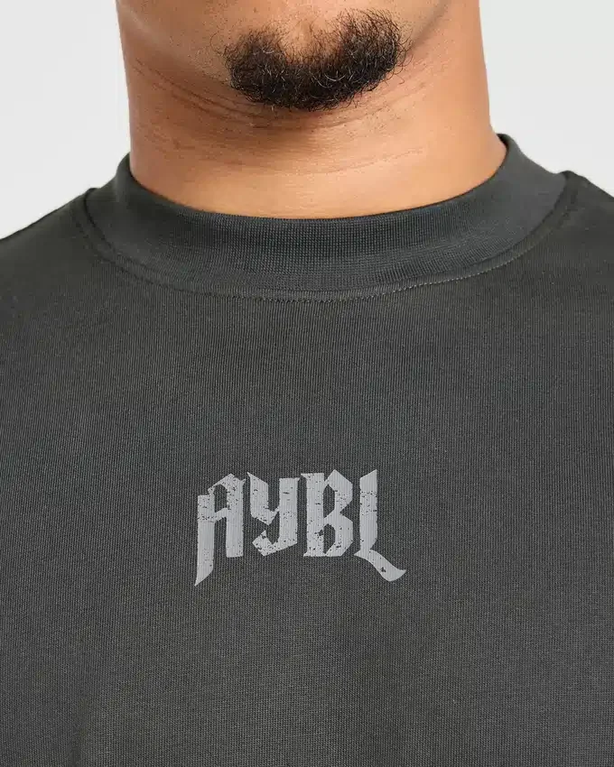 Heavy Lifting Gothic Oversized T Shirt