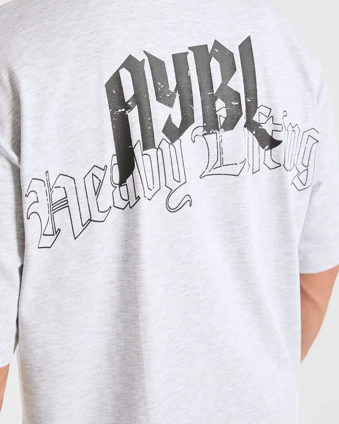Heavy Lifting Gothic Oversized T Shirt