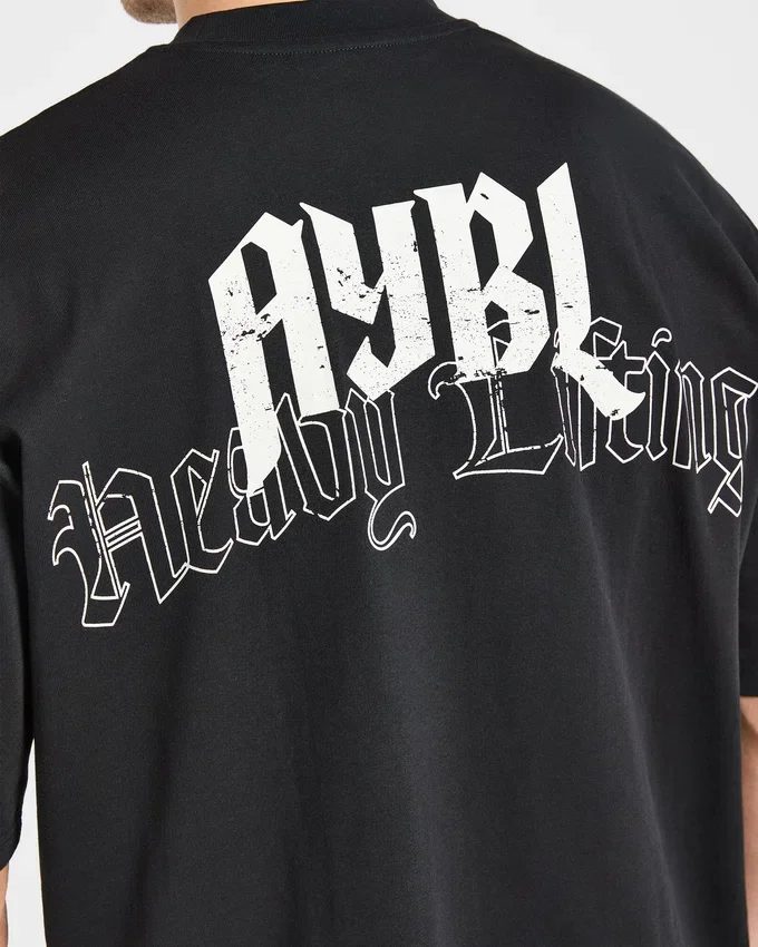 Heavy Lifting Gothic Oversized T Shirt