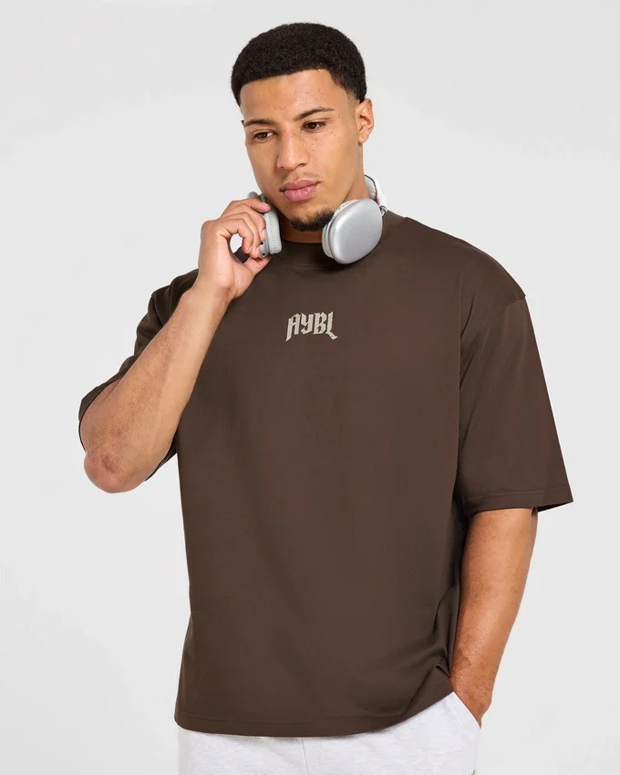 Heavy Lifting Gothic Oversized T Shirt