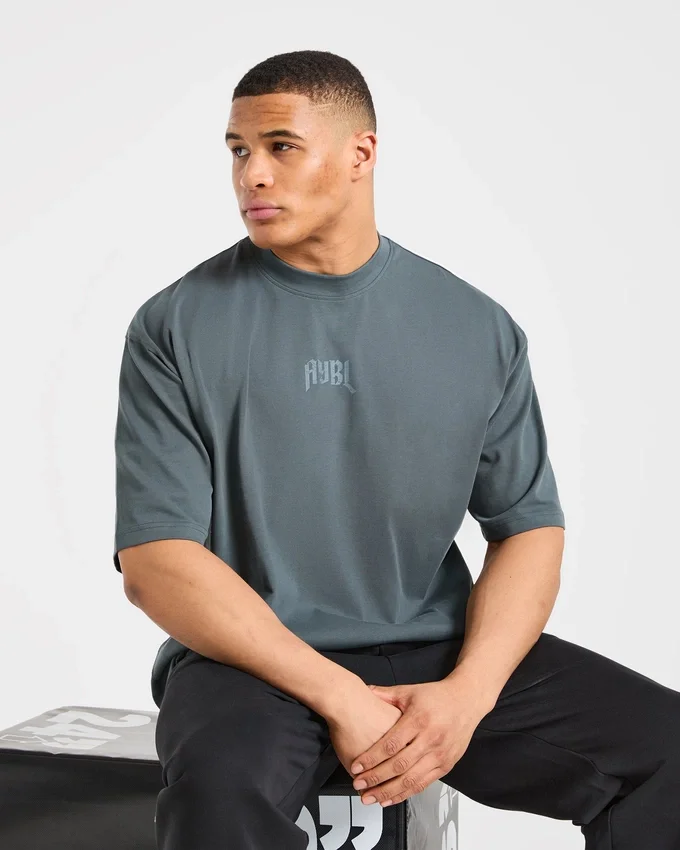 Heavy Lifting Gothic Oversized T Shirt