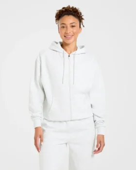 Lifestyle Oversized Zip Up Hoodie