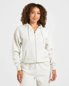 Lifestyle Oversized Zip Up Hoodie