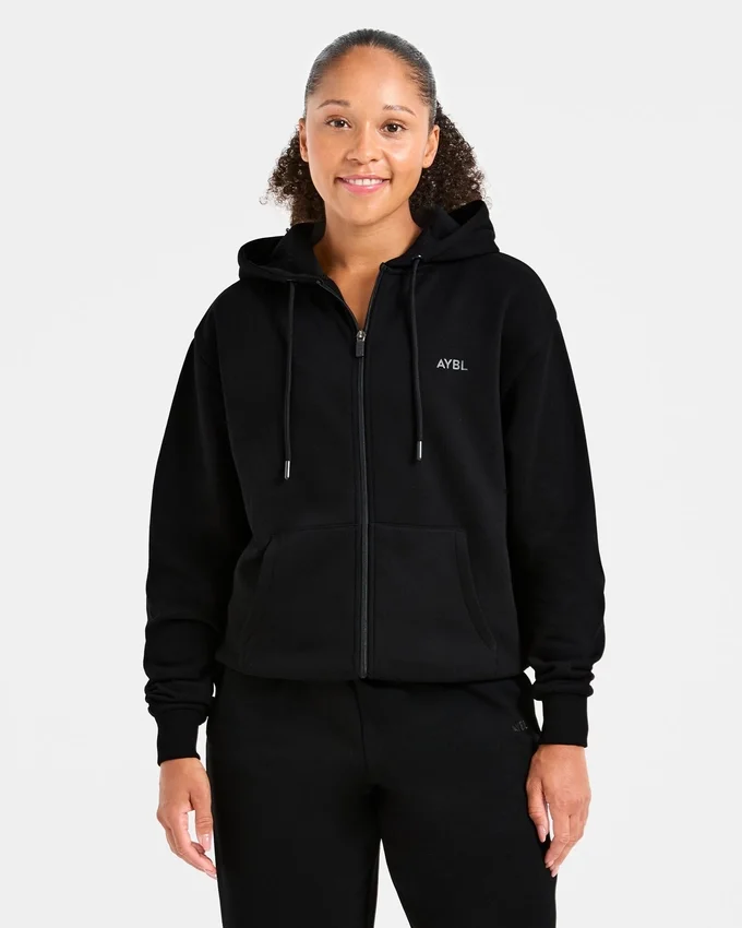 Lifestyle Oversized Zip Up Hoodie
