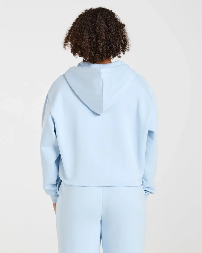Lifestyle Oversized Zip Up Hoodie