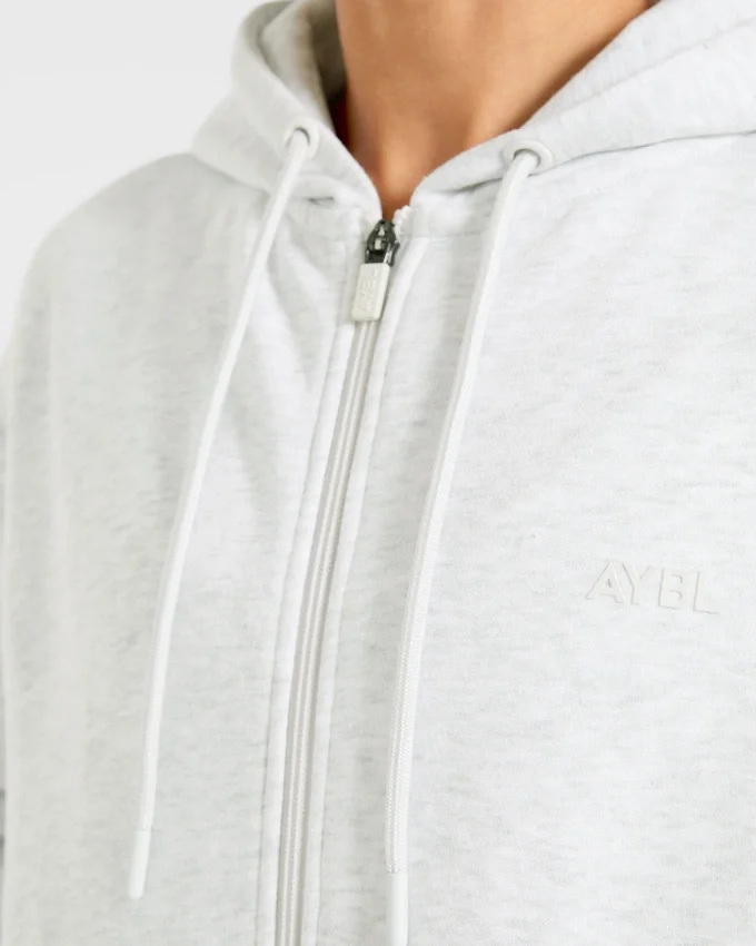 Lifestyle Oversized Zip Up Hoodie
