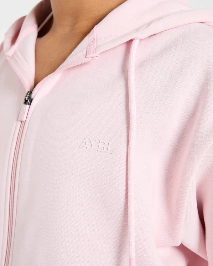 Lifestyle Oversized Zip Up Hoodie